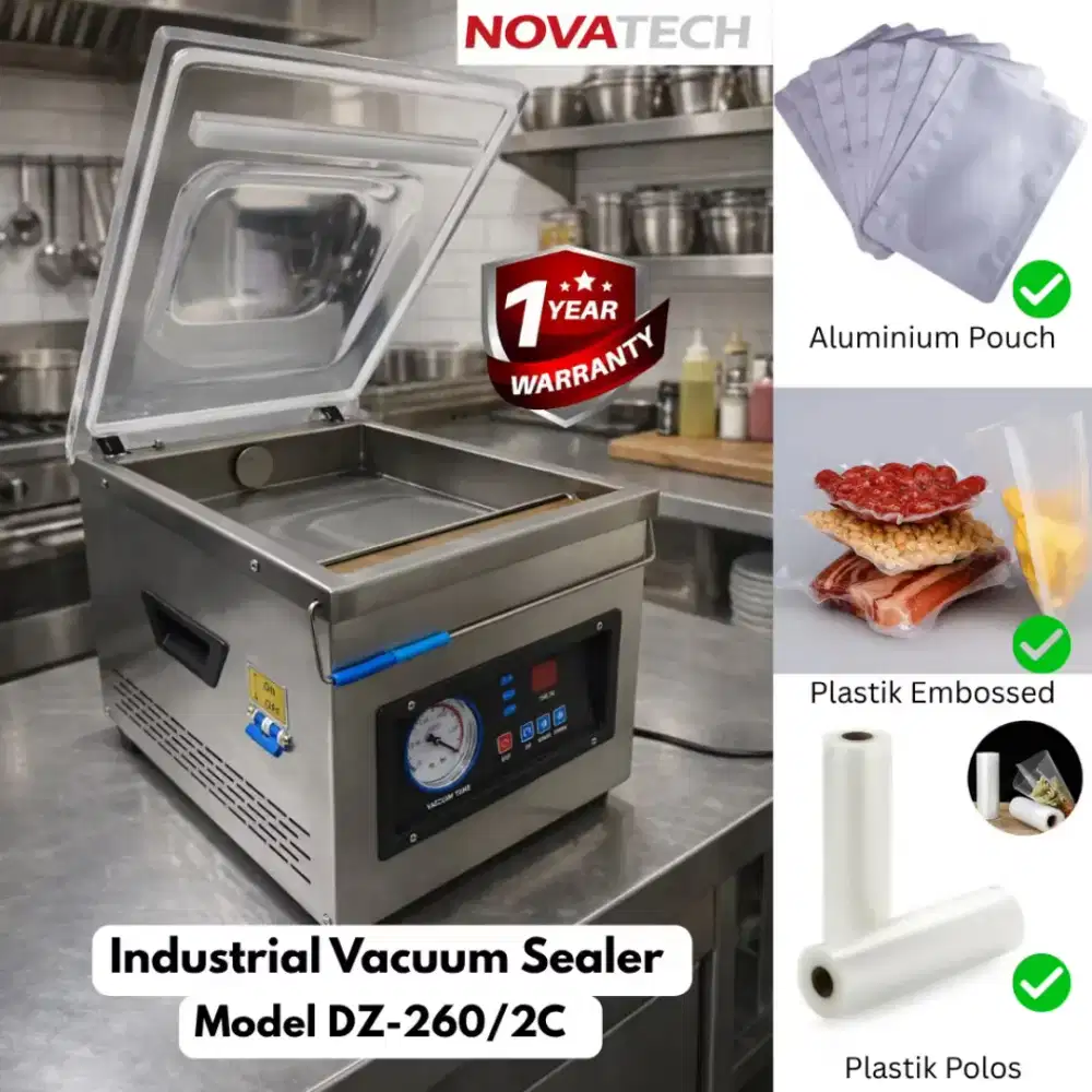Mesin Vacuum Chamber Sealer Industrial Model DZ-260/2C