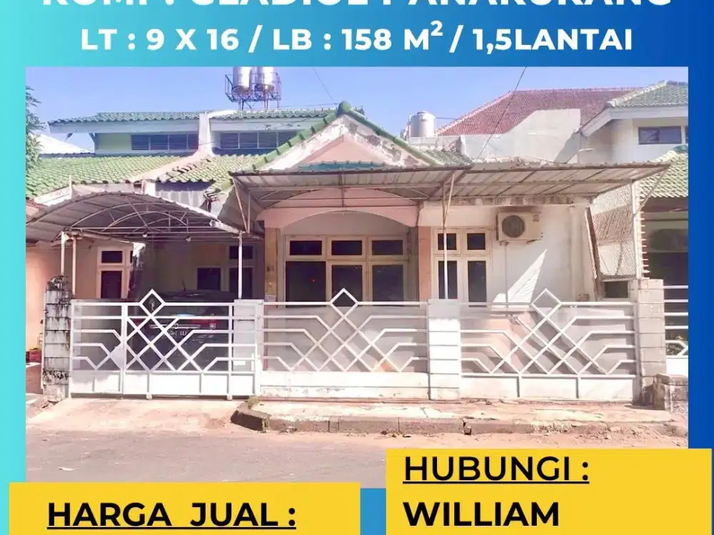 JUAL CEPAT RUMAH KOMPLEKS GLADIOL PENGAYOMAN MAKASSAR