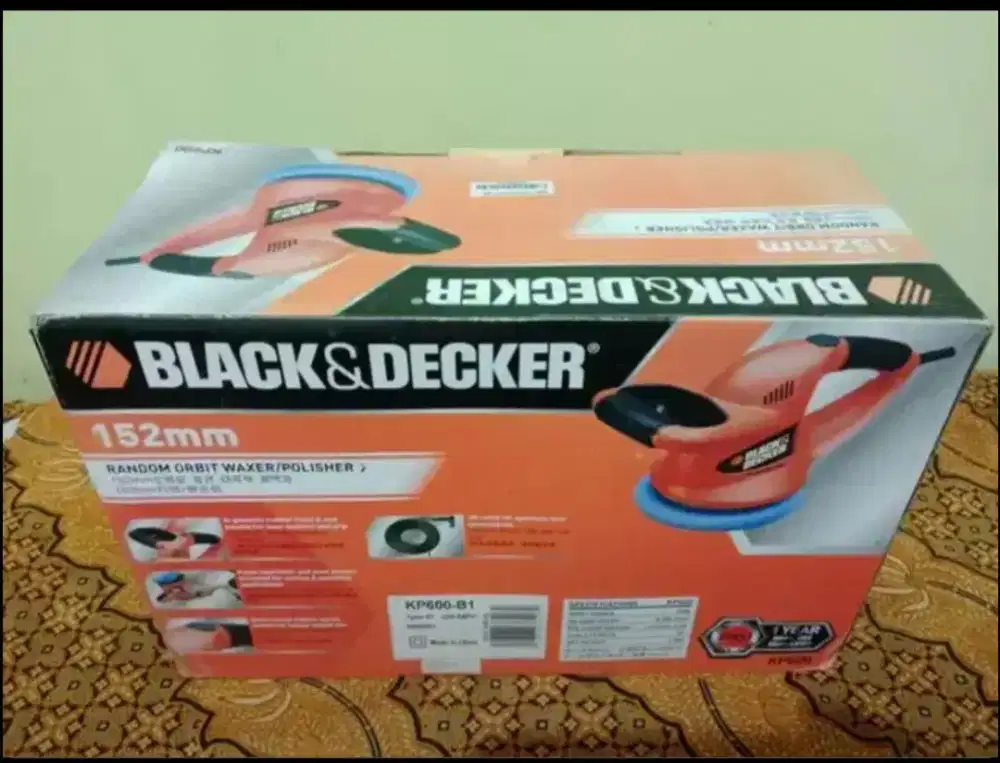 Black & Decker Kp 600-B1 car polisher
