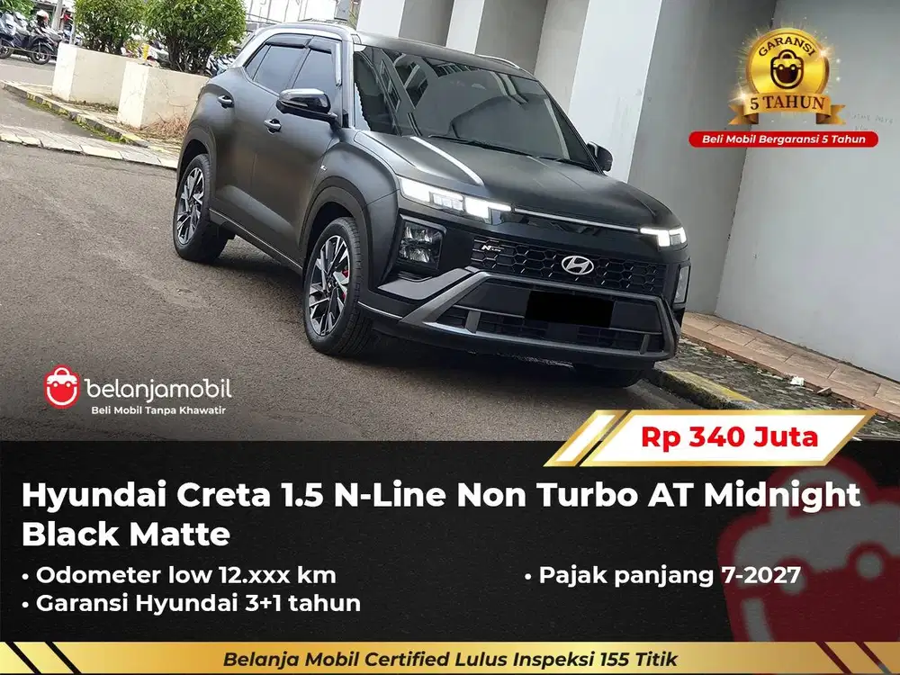 [ LOW KM 12RB ] Hyundai Creta 1.5 N-Line Non Turbo AT 2025/2026