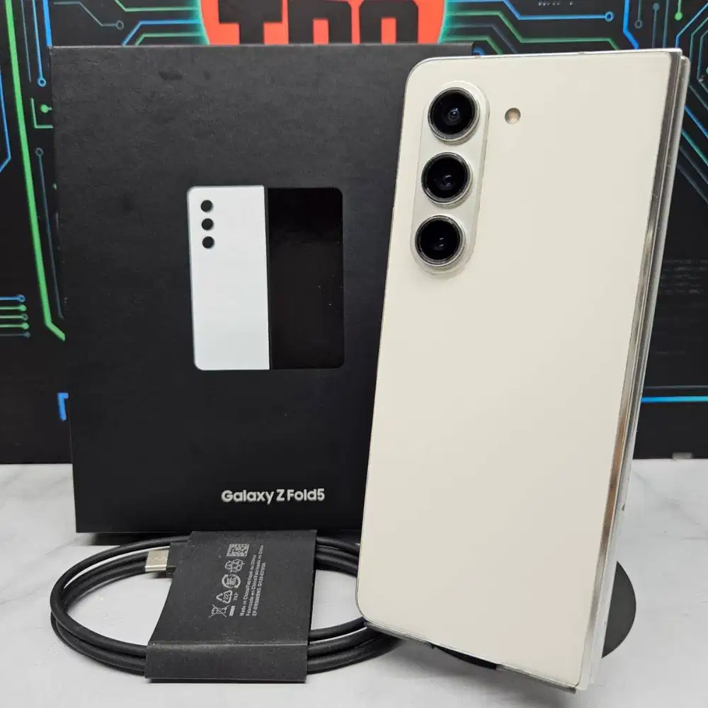 Samsung Galaxy Z Fold 5 12/256GB Cream SEIN Resmi Fullset NO Minus