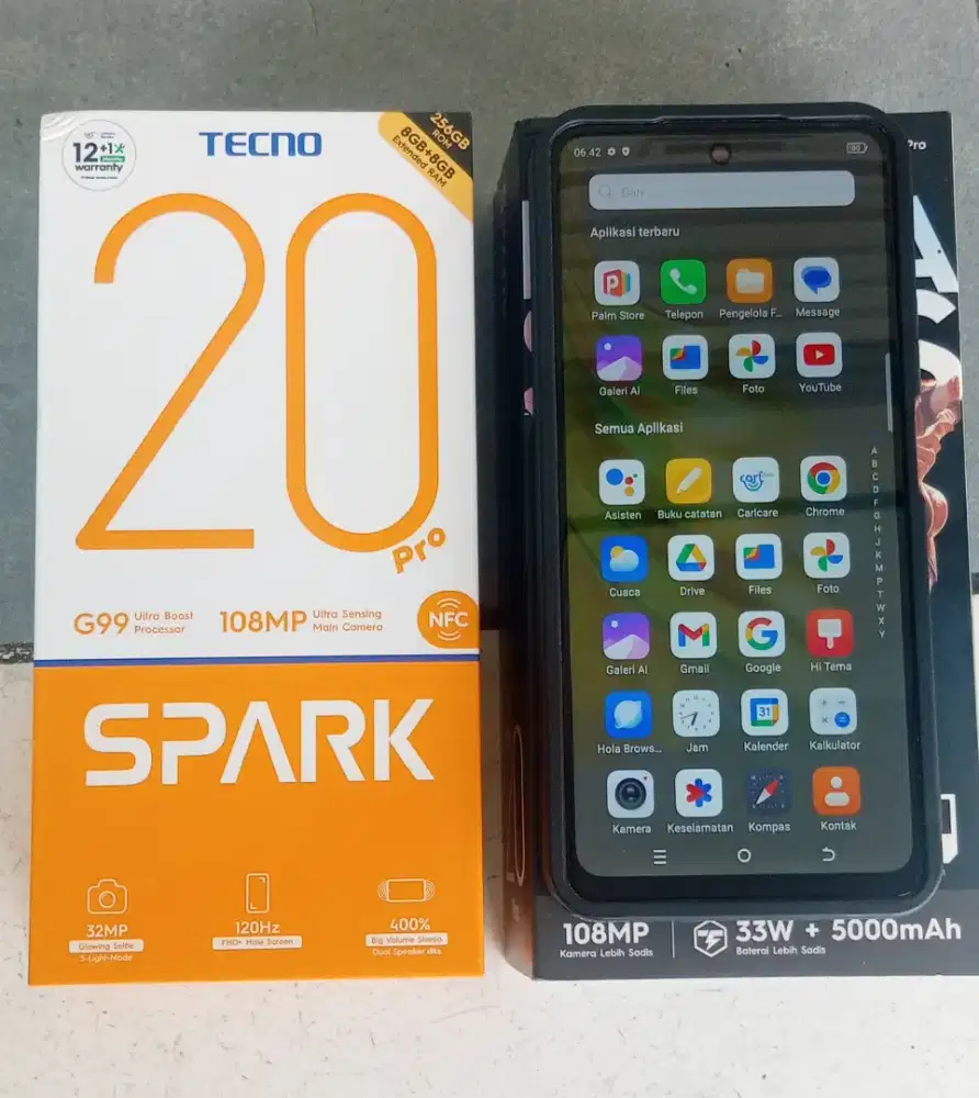 HP TECNO SPARK 20 PRO RAM 8+8/256 GB