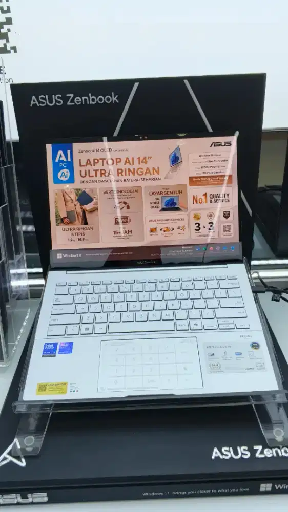 Cicilan laptop Asus ZenBook 14 OLED gratis 2x cicilan