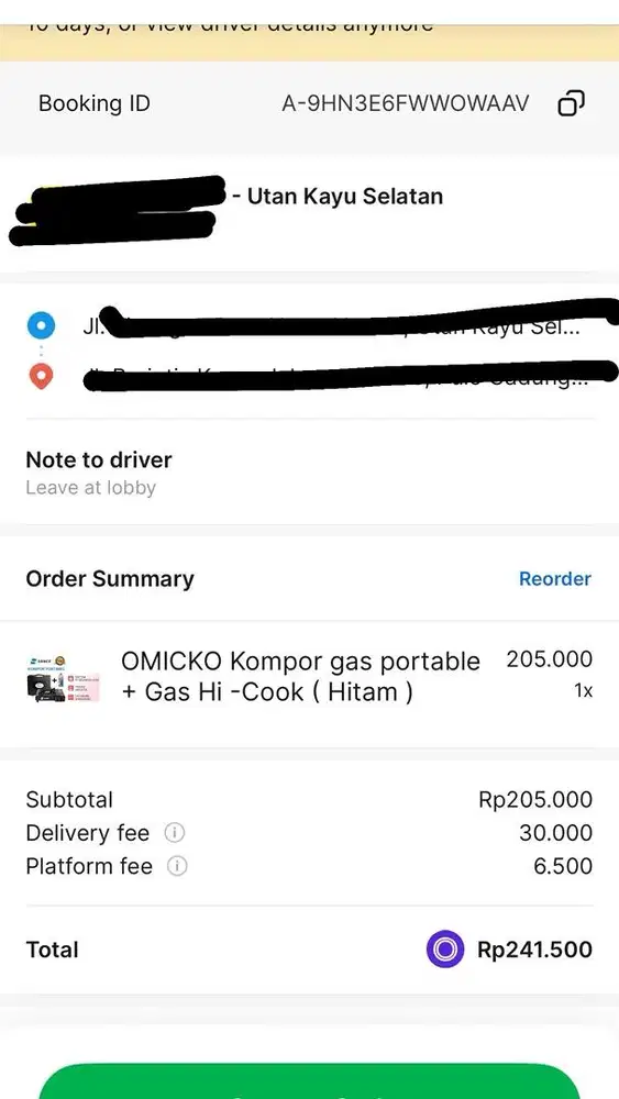 Kompor gas portable & Gas