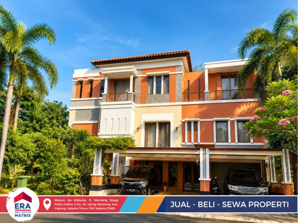 Jual Rumah Mewah Hook 3 Lantai di Kelapa Gading, LT 436m², Bebas Banjir & Cluster Eksklusif