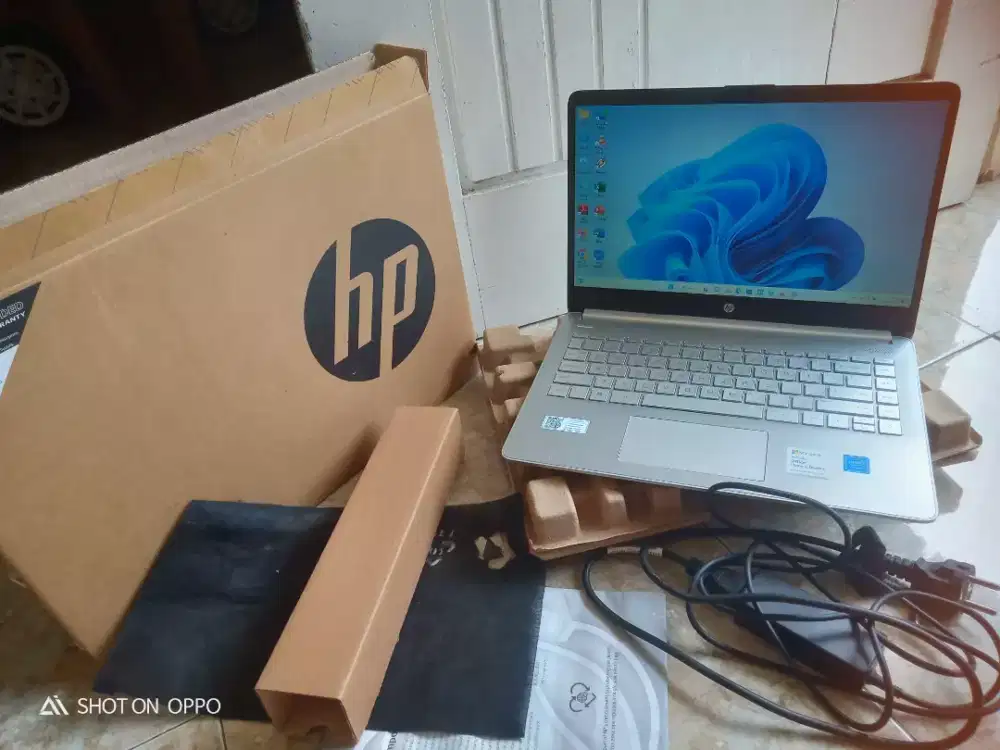Jual Laptop Hp 14s Keyboard Backlit Menyala Lengkap Dus Box Siap PAKAI