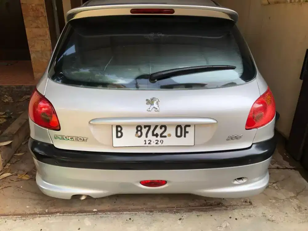 peugeot 206 2004 silver mt
