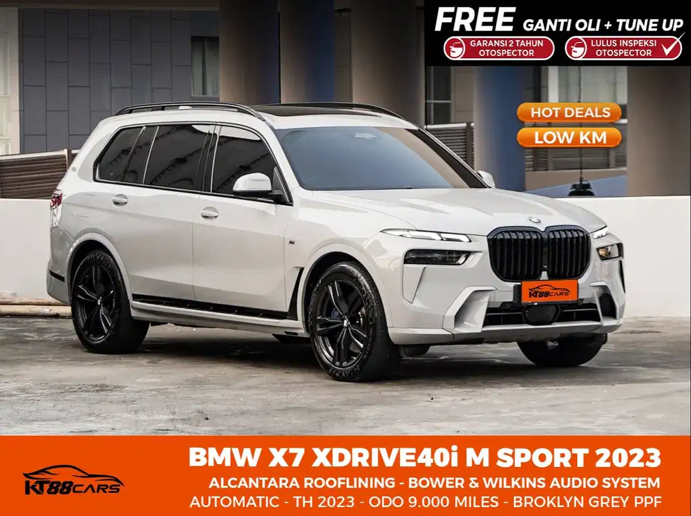 Garansi BMW X7 Xdrive40i M SPORT AT 2023