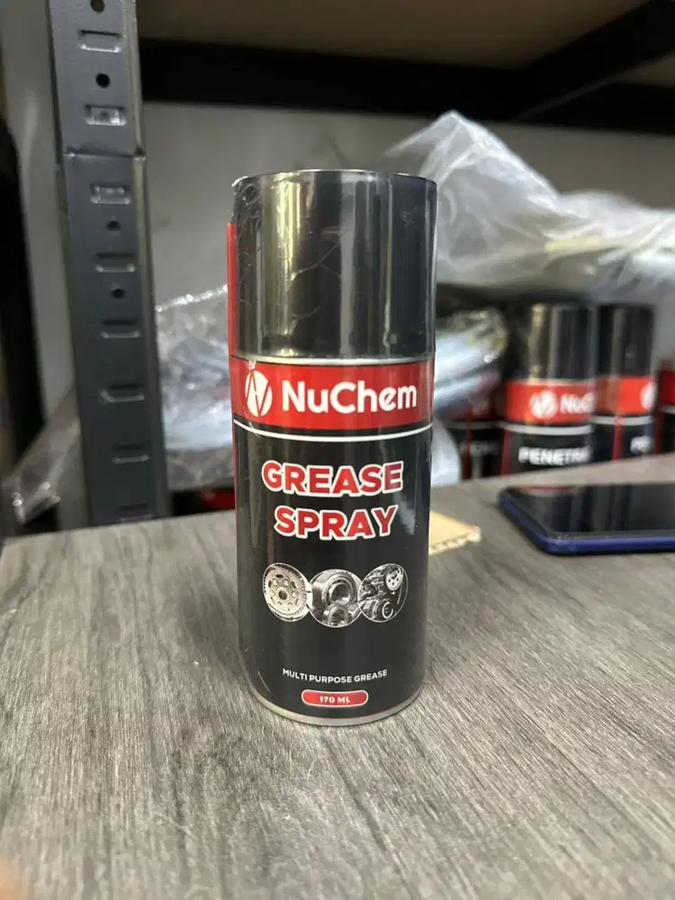 Pelumas Grease Spray NuChem 170ml Untuk Komponen Bergerak | Anti Gesek