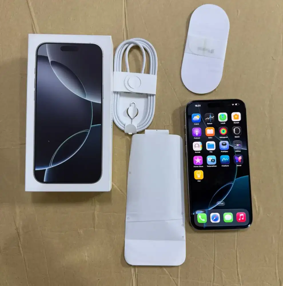 Iphone 16 Pro Max 256GB Inter Bea Cukai Fullset Ori Mulus Istimewa