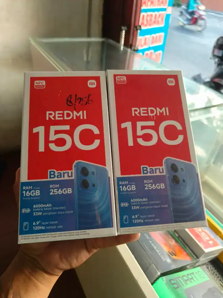 New redmi 15c ram8/256 garansi resmi 1 tahun