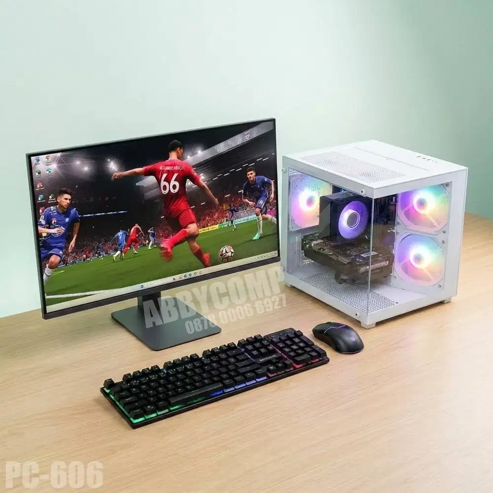PC Gaming Desain Core i5 12400F gen12 siap Kerja Berat