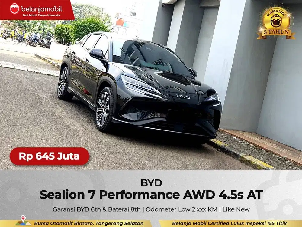 [ AWD - KM 2RB ] BYD Sealion 7 Performance 4.5s AT 2025/2026