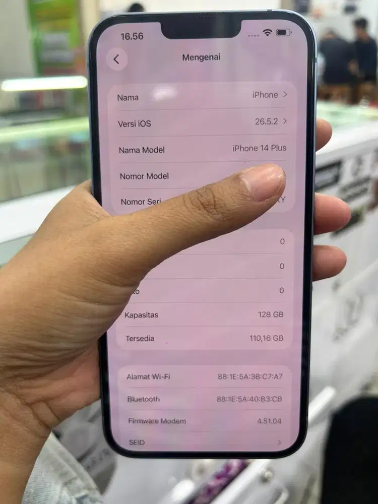 iphone 14plus 128 ibox blue