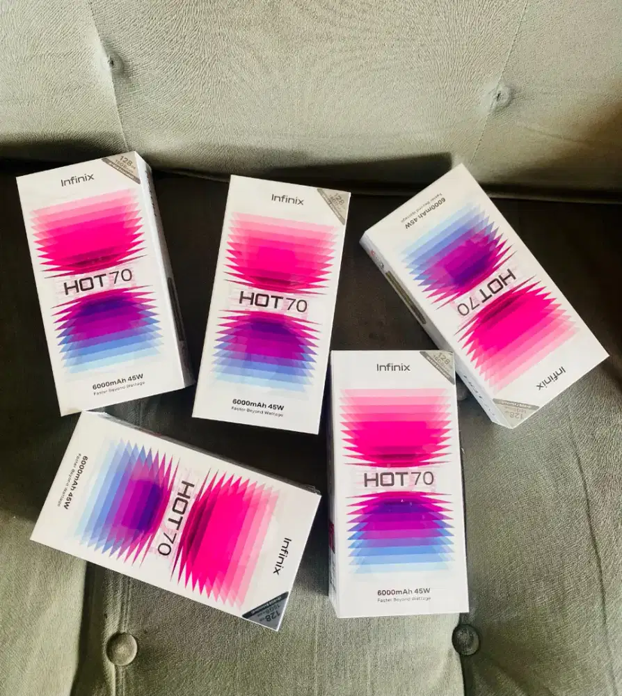 New Infinix Hot 70 ram8/128 garansi resmi 1 tahun