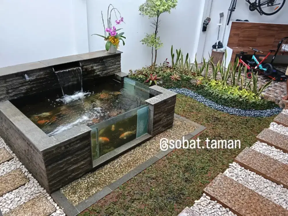 Kolam minimalis - taman minimalis