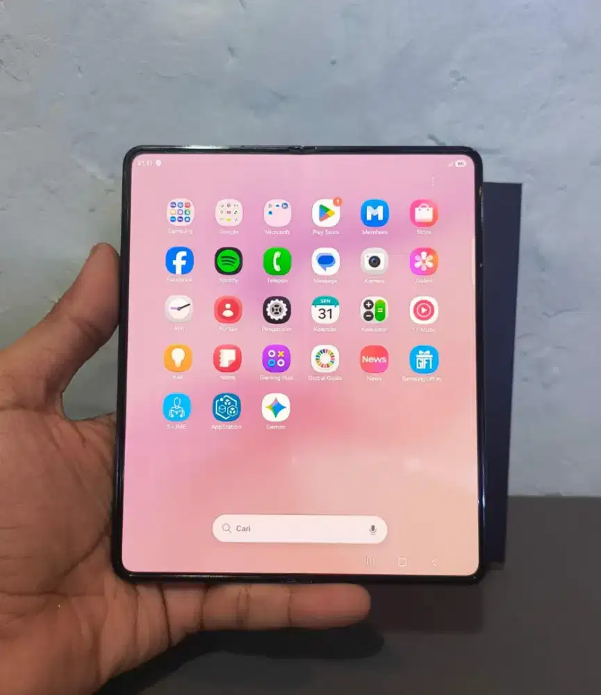 SAMSUNG Z FOLD 5 5G RAM 12/256GB ORIGINAL SEIN MULUS NORMAL FULLSHETT