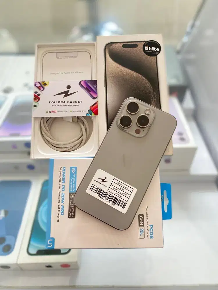 iPhone 15 Pro 128GB Blibli Silver