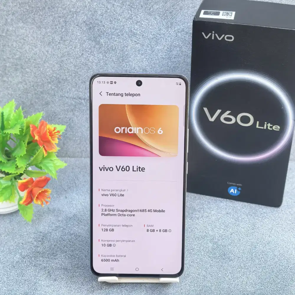 BACA DESKRIPSI || Vivo V60 Lite 8/128gb || Fullset Mulus Nominus