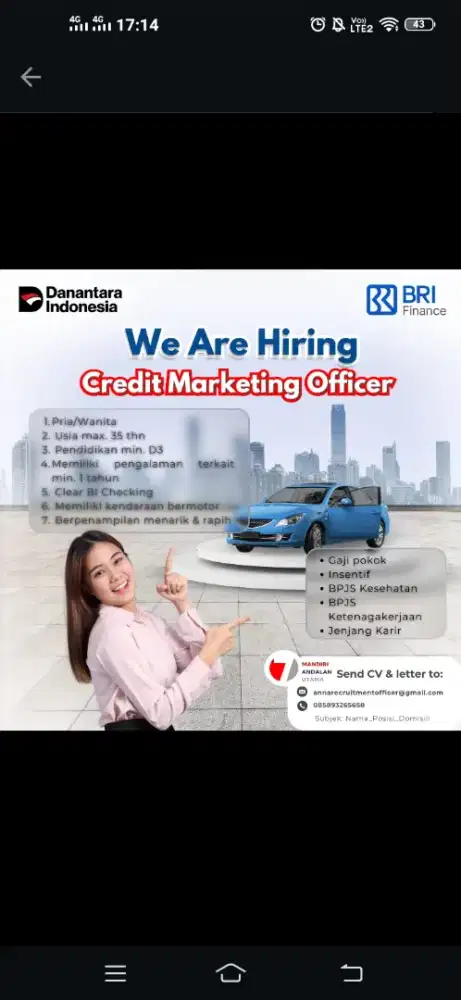 Credit Marketing Officer