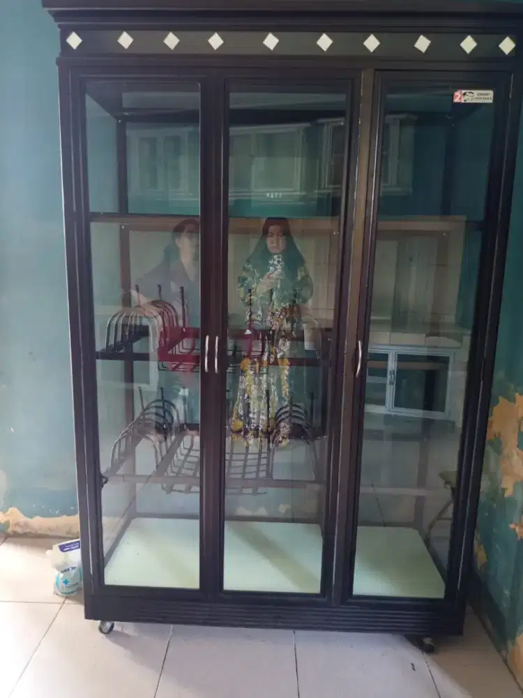 Lemari Piring Aluminium 3 Pintu