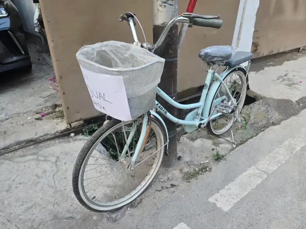 Sepeda buat emak emak ke pasar