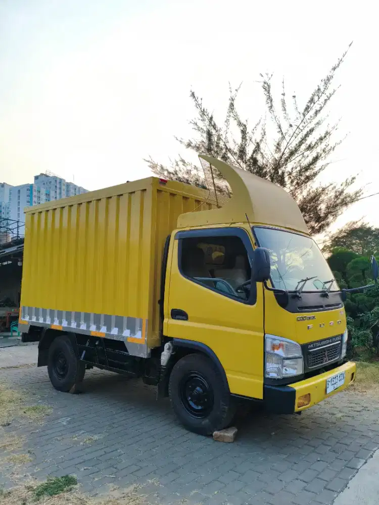 Mitsubishi CANTER.FE.71.Engkel 4 Ban .CDE.Box Cargo Contener