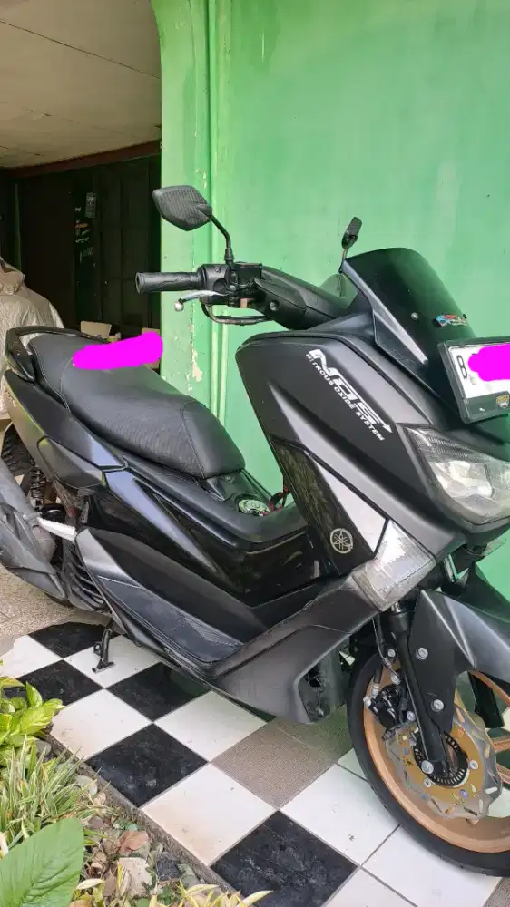 N-MAX OLD 2019 BLACK MATTE B DKI mesin body ori halus