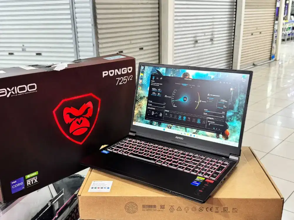 Laptop Axioo  Pongo 725 V2 Gaming Fulsett like new