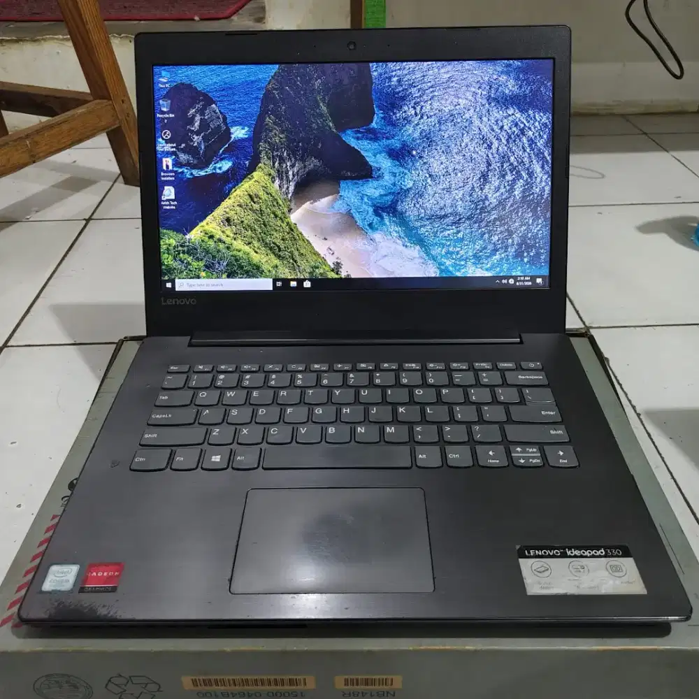 Laptop Lenovo Ideapad 330 Core i5 Generasi 8 4/256GB No Minus