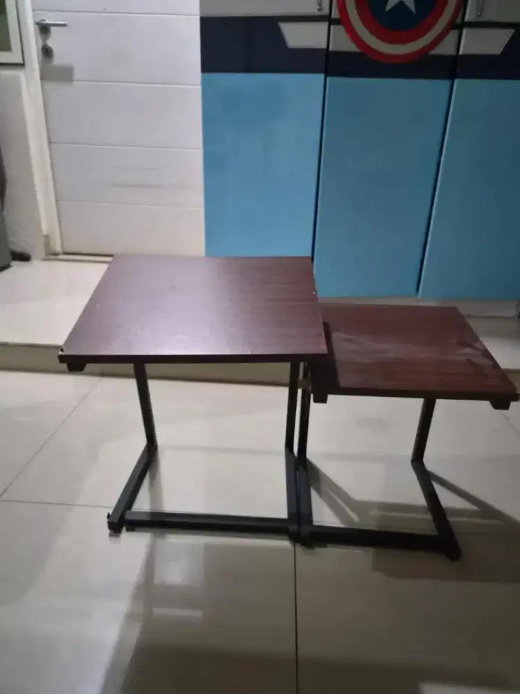 Meja Kayu Besi, Mini dan Besar