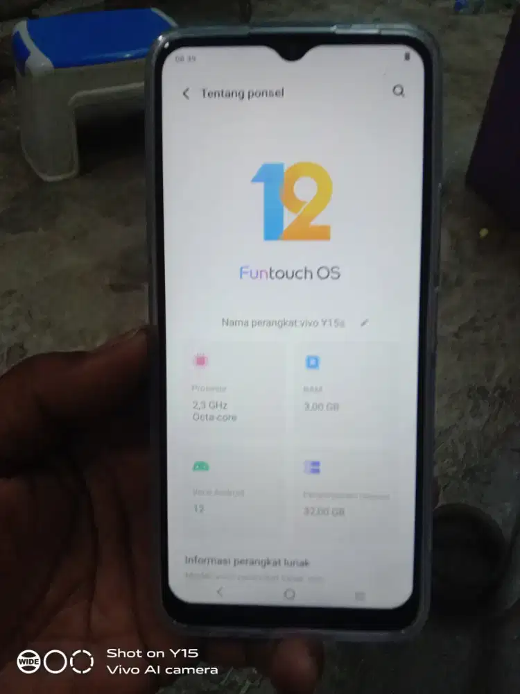 di jual aja nih hp Vivo y15s ram 3/32 no minus cm lecet pemakaian aja