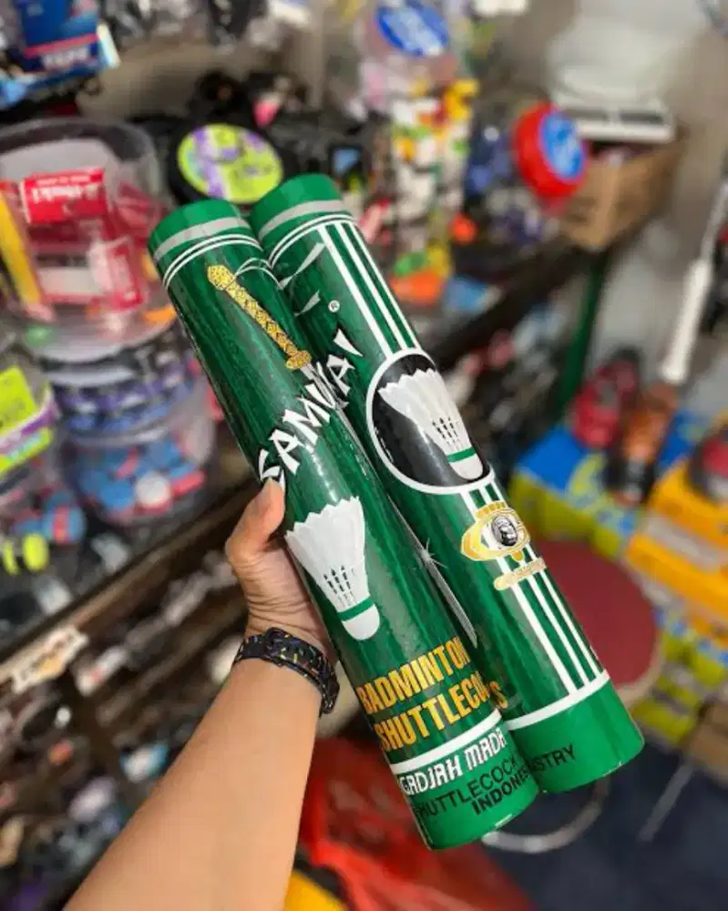 Shuttlecock samurai hijau kok cock segel