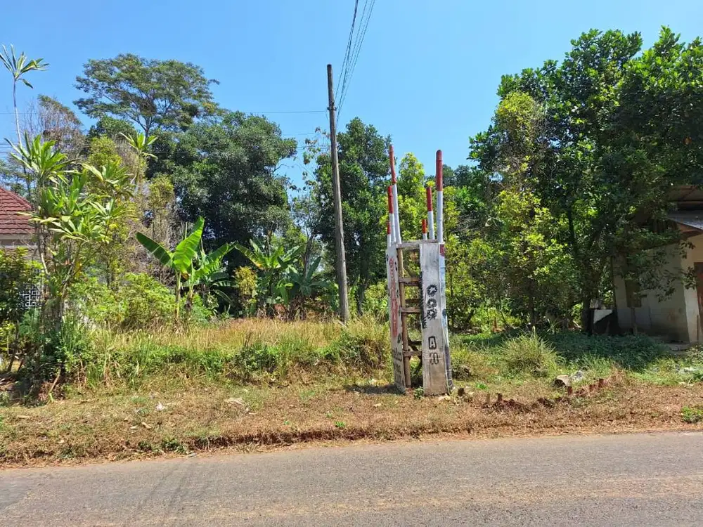 Tanah SHM luas 255m2, pinggir jalan provinsi