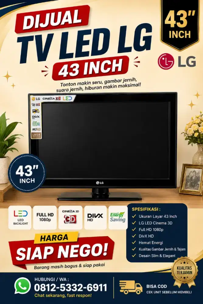TV LG 43 inc Joss