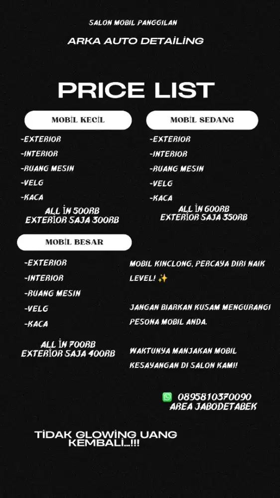 Salon mobil panggilan