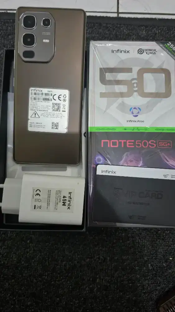 Infinix Note 50S 8/256gb Titanium  like new fullset Garansi Maret 2027