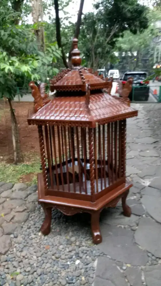 Kandang ayam kayu jati
