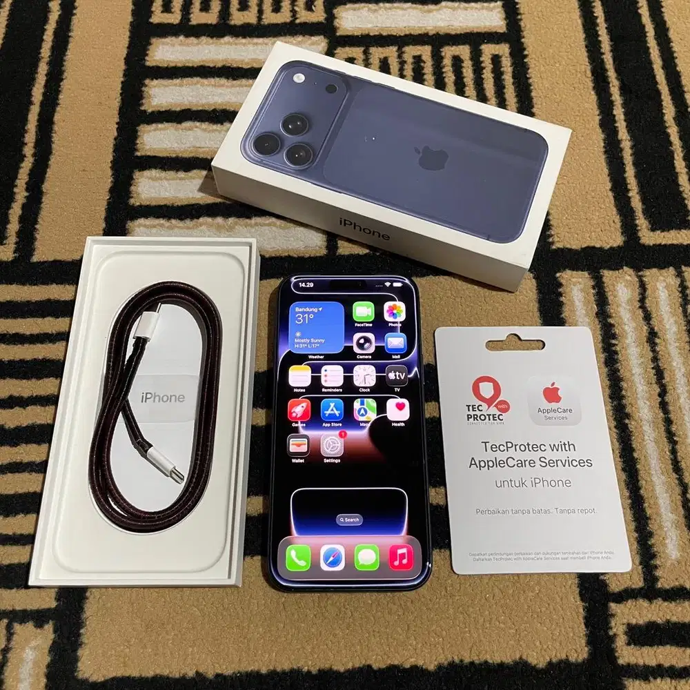 iPhone 17 Pro Max 512gb iBox PA/A Aktif Deep Blue Fullset Original