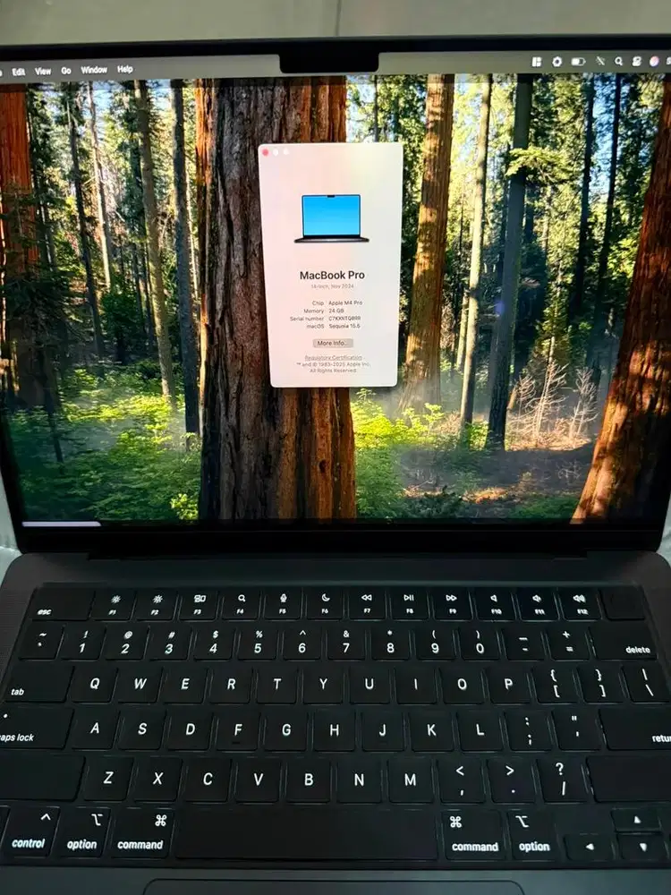 Macbook pro m4 24/512 2024
