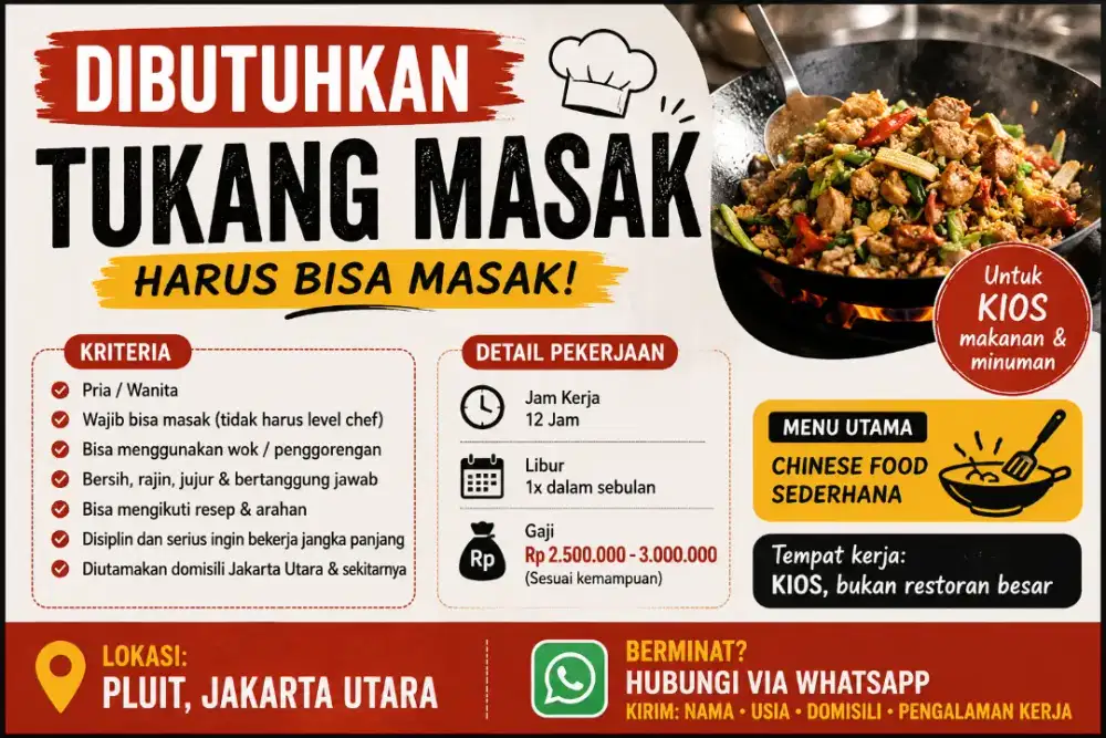 Tukang Masak / Koki