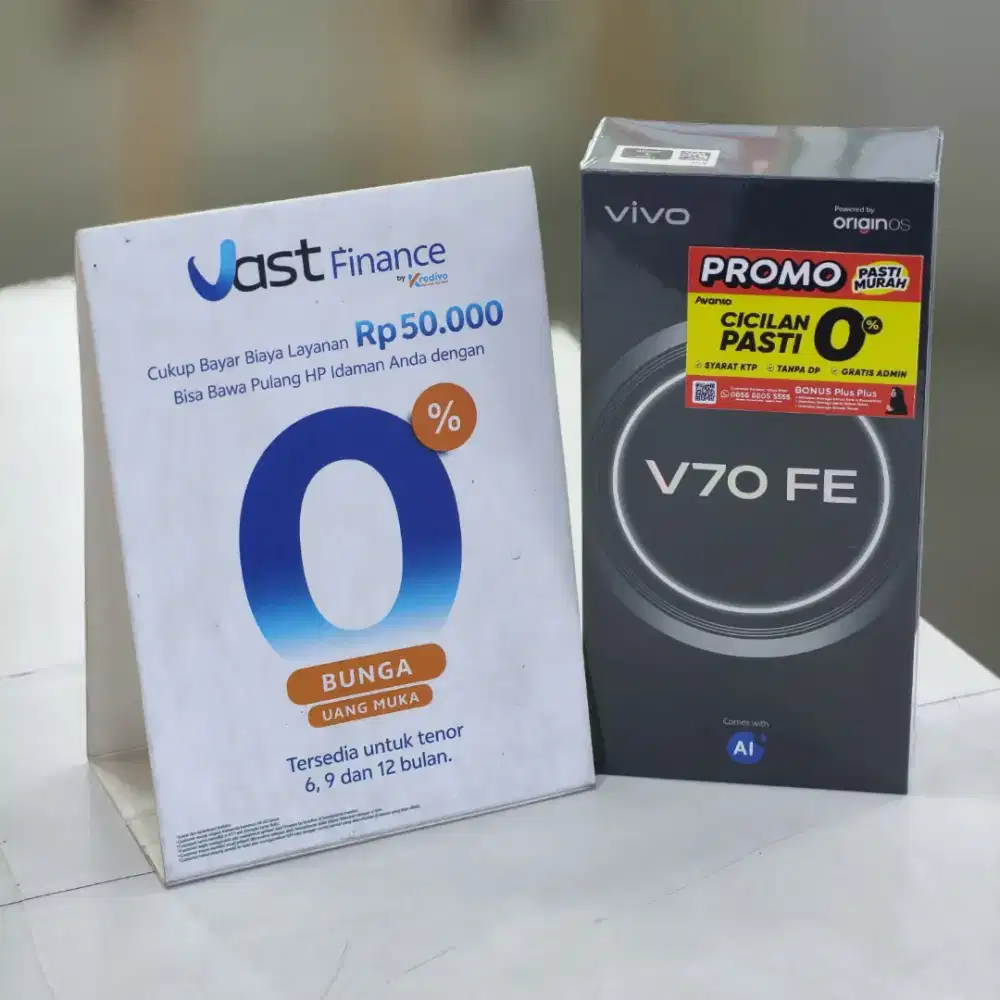 VIVO V70FE RAM 8/256 GB KREDIT CICILAN BUNGA 0 PERSEN