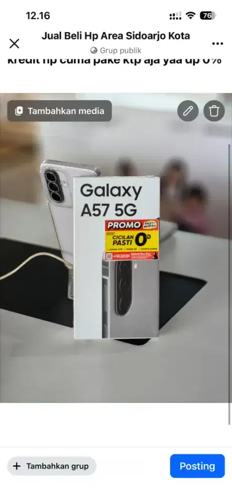 Samsung galaxy A57 warna lengkap bisa plih