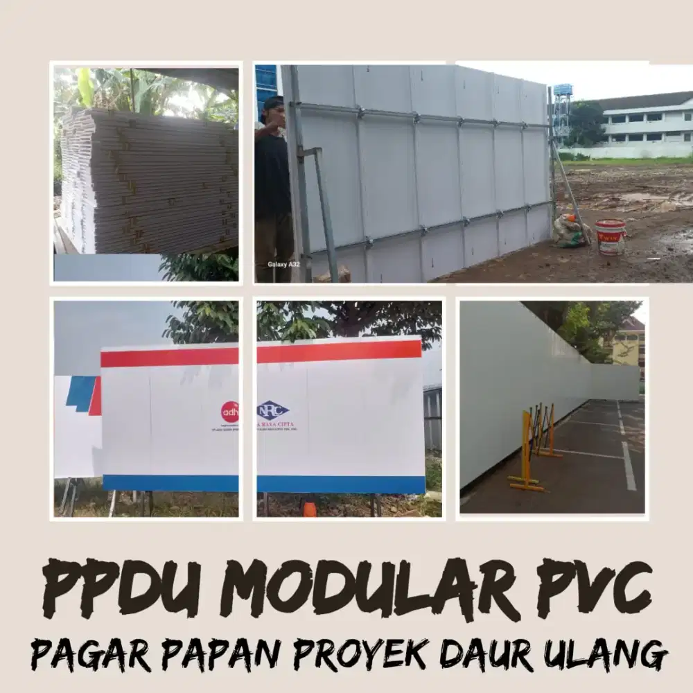 (PPDU) papan pagar proyek /pembantas proyek