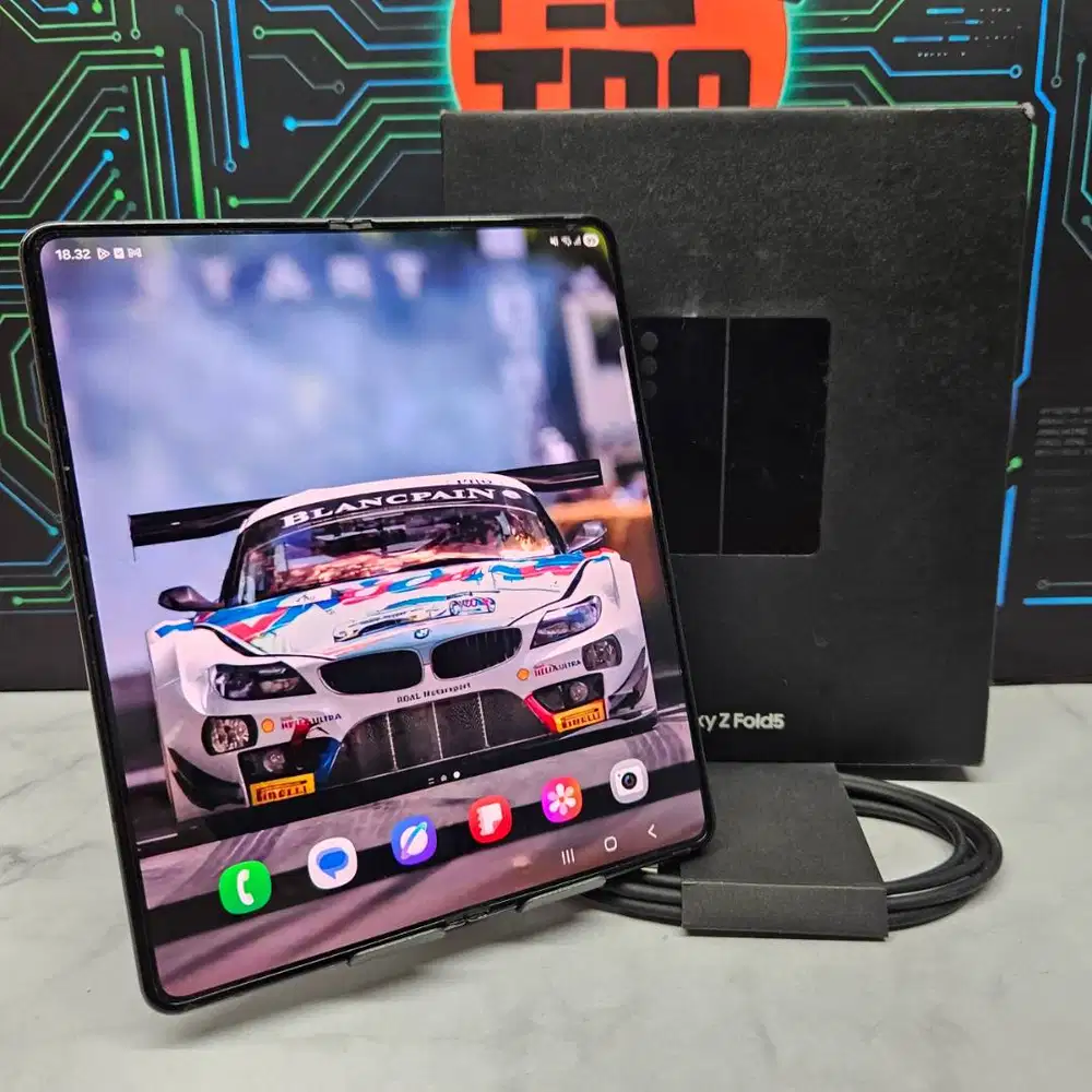 Samsung Galaxy Z Fold 5 12/512GB Black SEIN Resmi Fullset No Minus