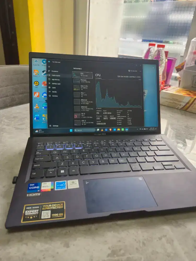 Asus expertbook B1400CBA 16/1TB pemakaian dibawah 1 tahun