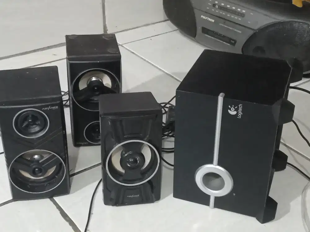 Subwoofer Logitech Z103 dan speaker advance