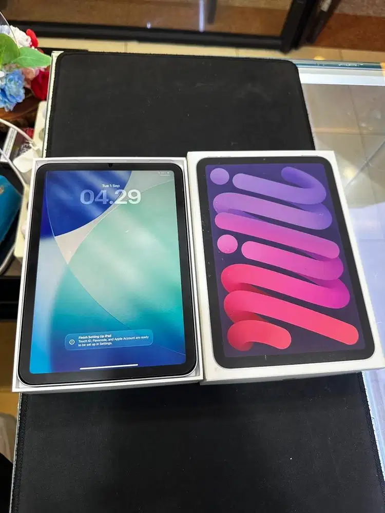 iPad Mini 7 128Gb second seperti baru masih garansi fullset original