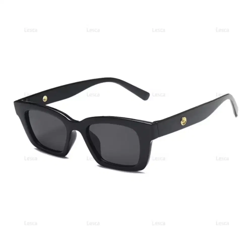 KACAMATA HITAM SUNGLASSES PERSEGI LENSA ANTI UV PRIA WANITA