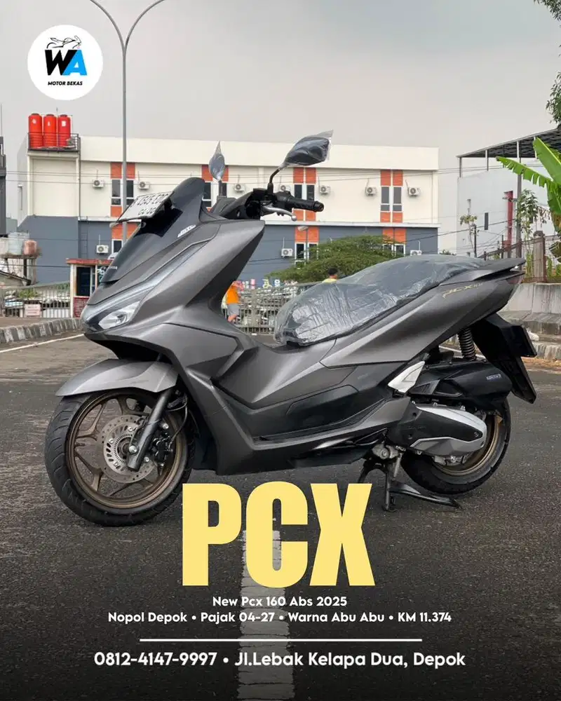 Honda New Pcx 160 Abs Tahun 2025 Cash/Kredit BERGARANSI